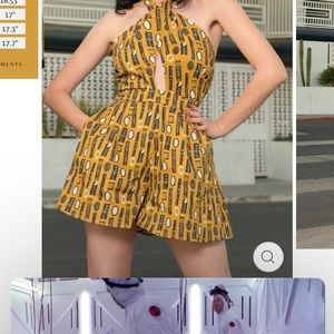 NWT Catalina Tiki Charlie romper